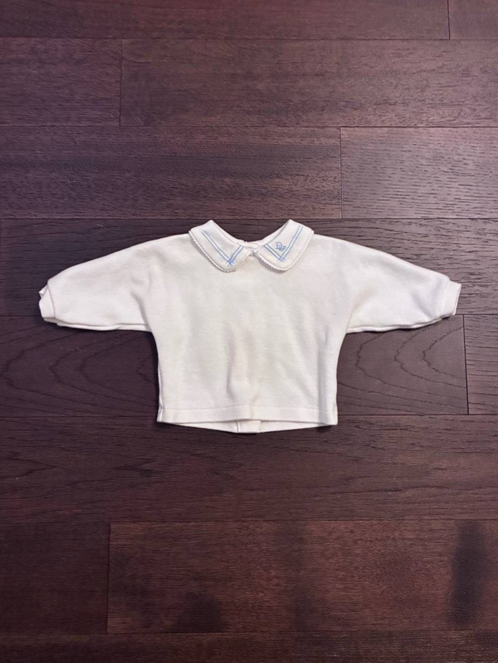 Vintage Baby Dior Peter Pan Collared Top
